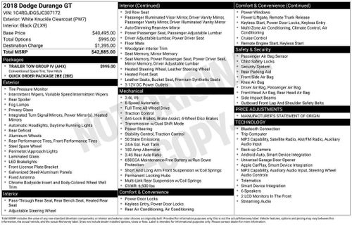 2018 Dodge Durango GT AWD