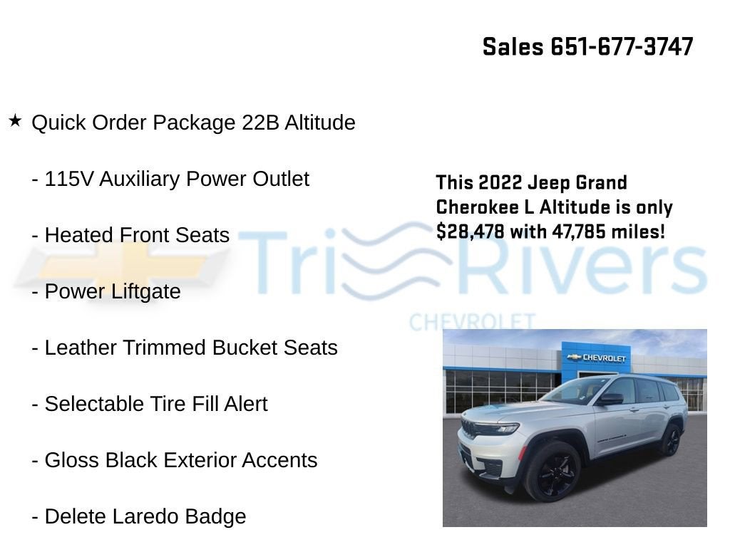 2022 Jeep Grand Cherokee L Altitude