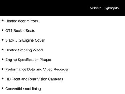 2026 Chevrolet Corvette Stingray 2LT