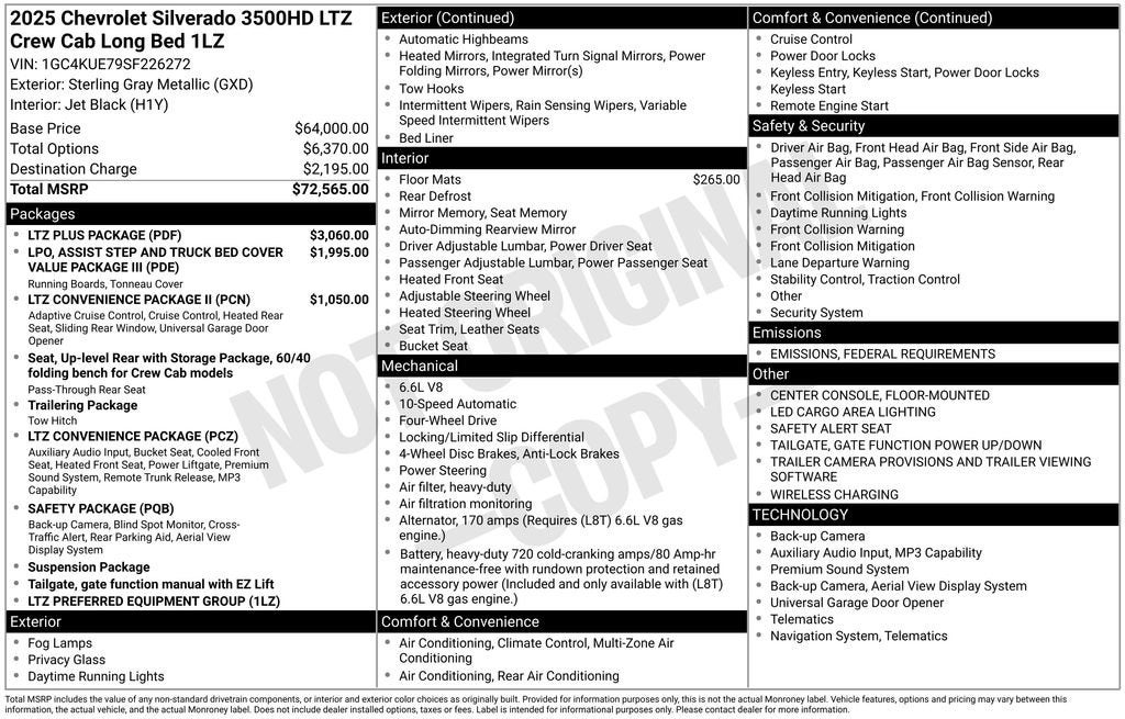 2025 Chevrolet Silverado 3500 HD LTZ