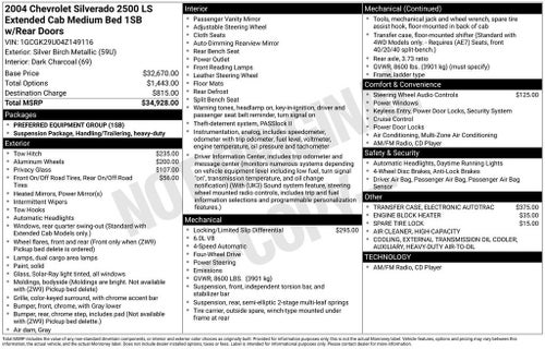2004 Chevrolet Silverado 2500 HD LS