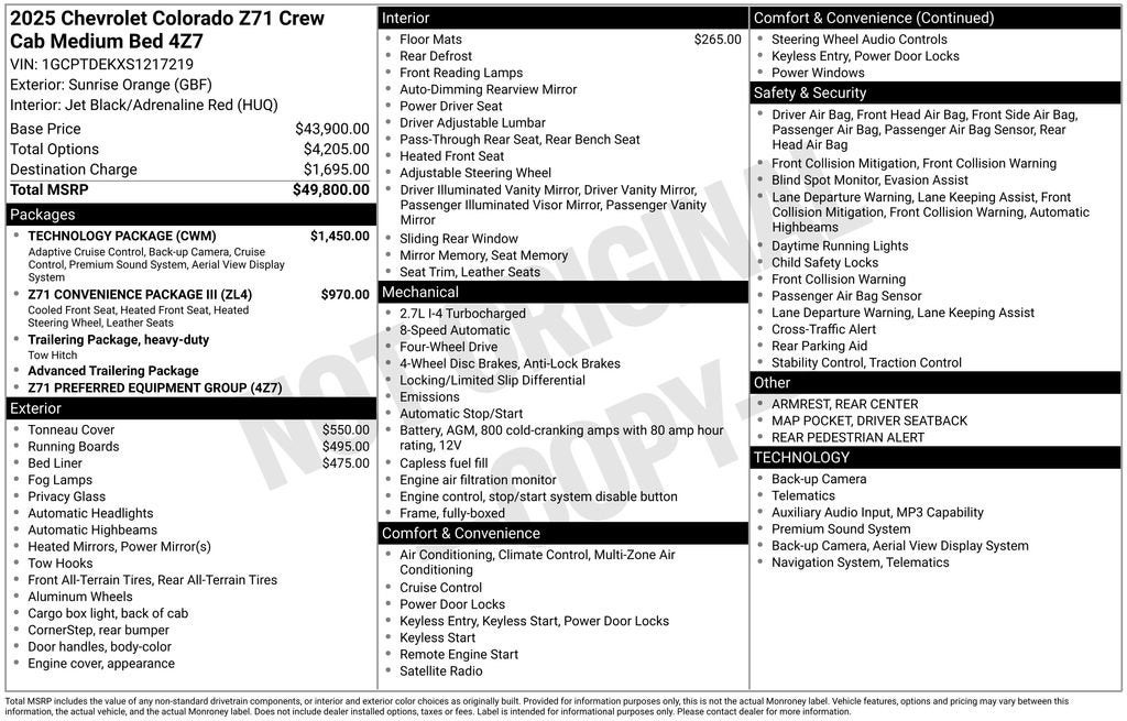 2025 Chevrolet Colorado Z71