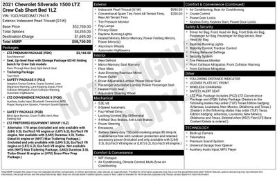 2021 Chevrolet Silverado 1500 LTZ