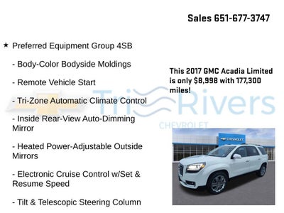 2017 GMC Acadia Limited Limited