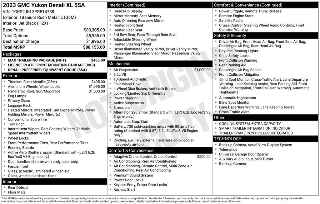 2023 GMC Yukon XL Denali