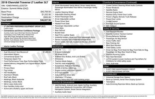 2018 Chevrolet Traverse LT Leather