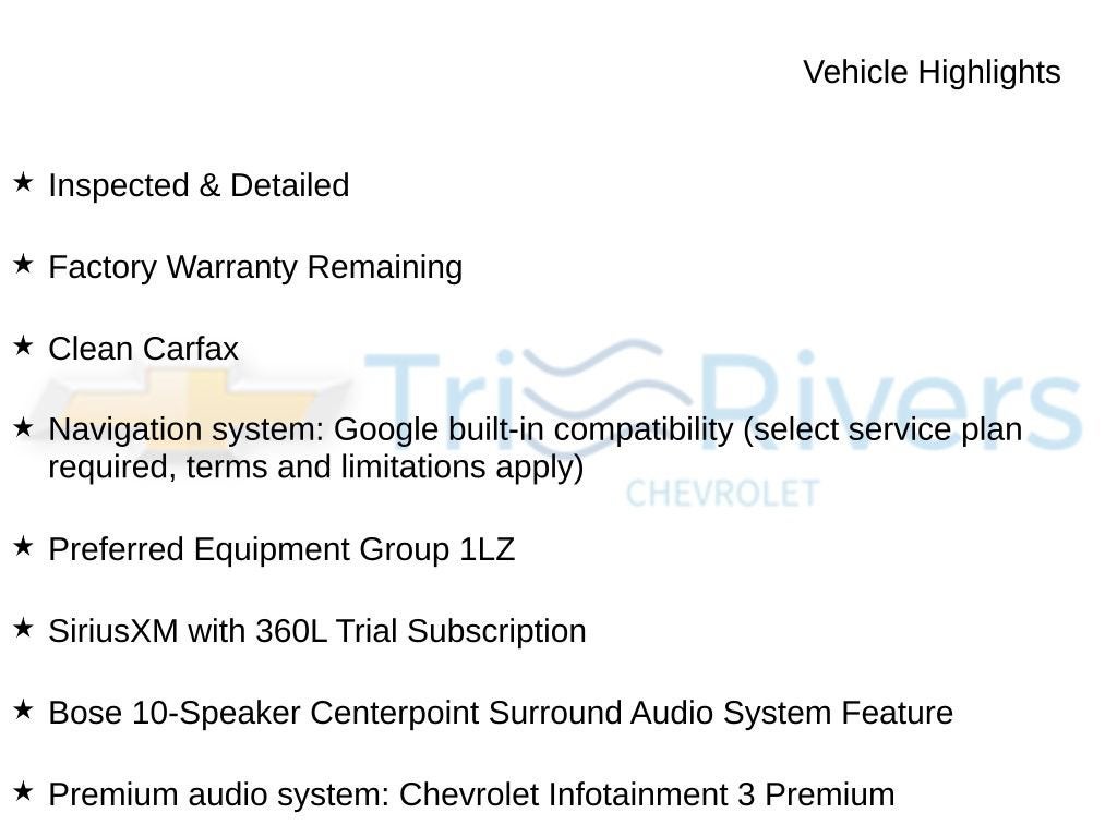 2025 Chevrolet Tahoe Premier