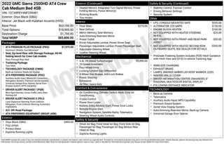 2022 GMC Sierra 2500 HD AT4