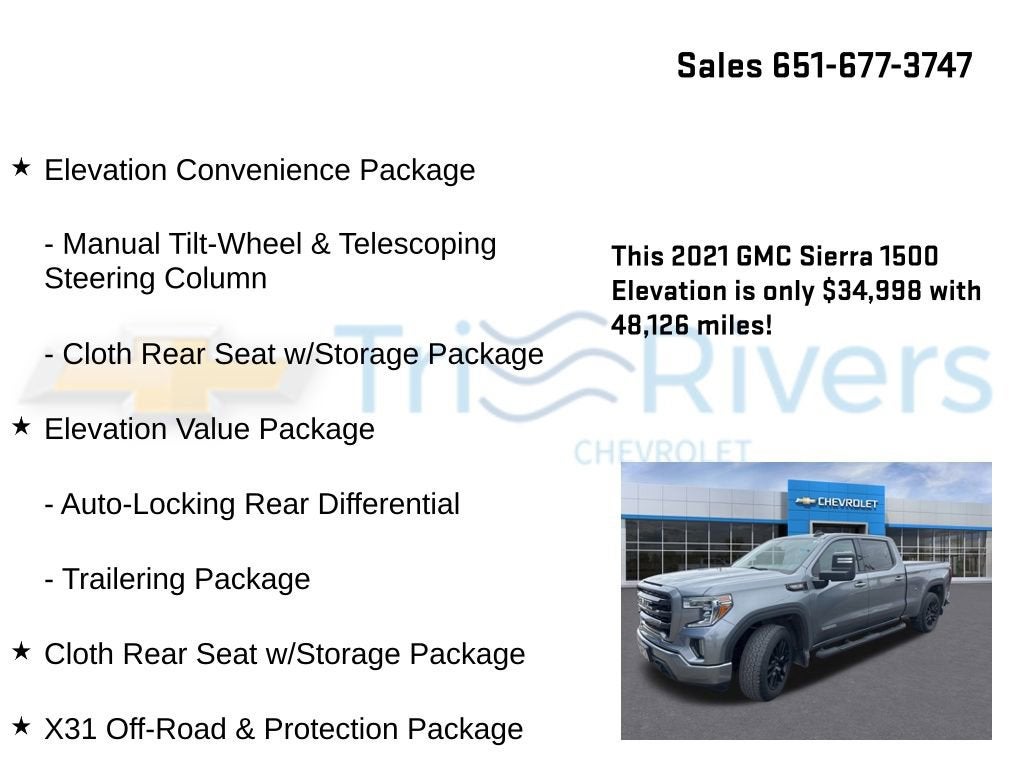 2021 GMC Sierra 1500 Elevation