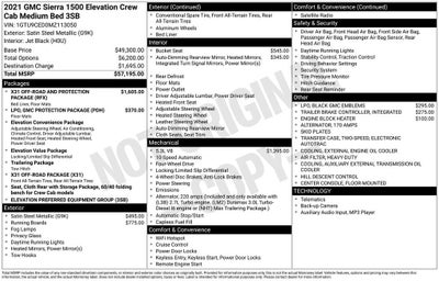 2021 GMC Sierra 1500 Elevation