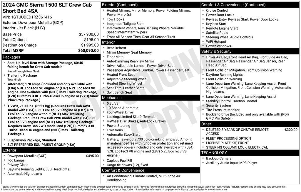 2024 GMC Sierra 1500 SLT