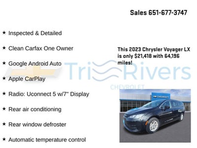 2023 Chrysler Voyager LX