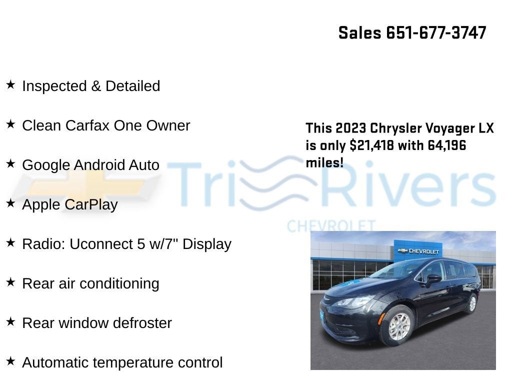 2023 Chrysler Voyager LX