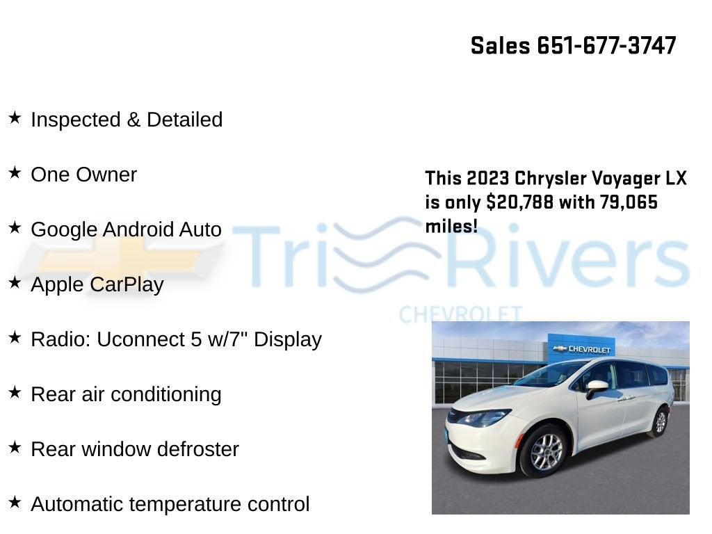 2023 Chrysler Voyager LX