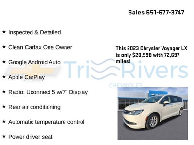 2023 Chrysler Voyager LX