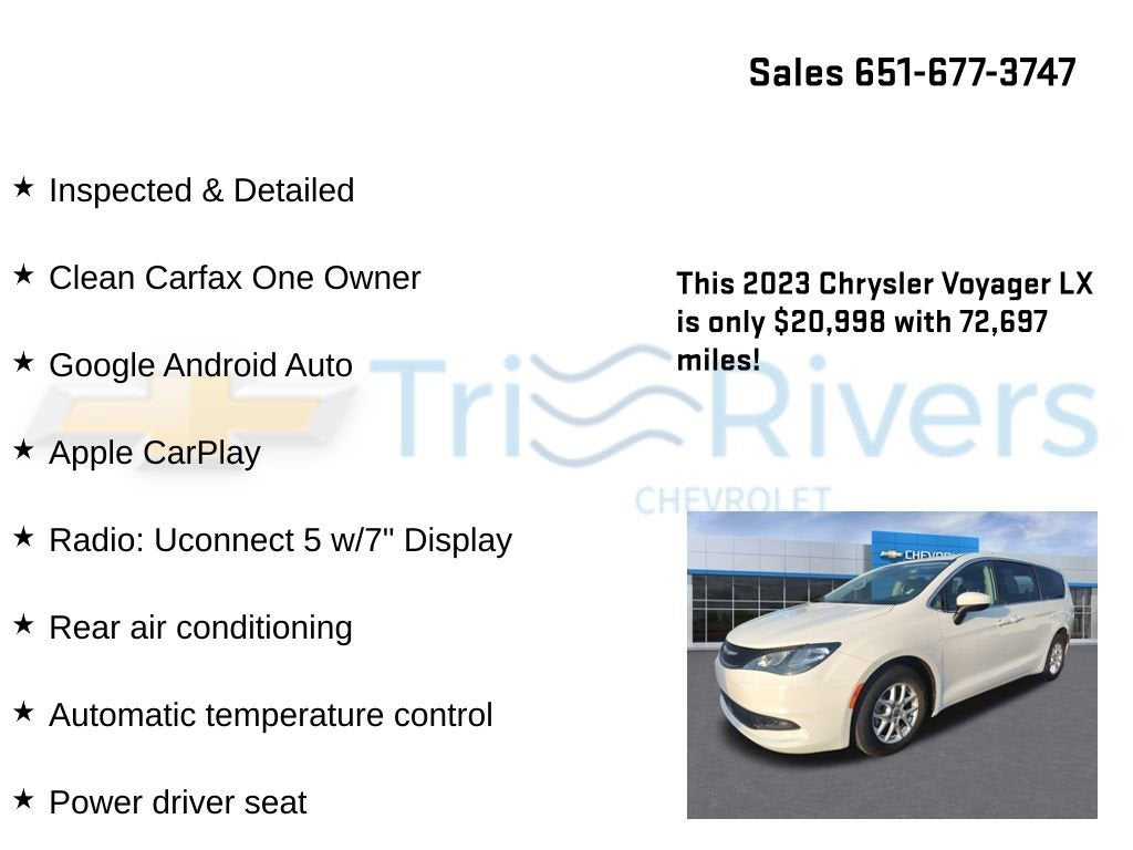 2023 Chrysler Voyager LX