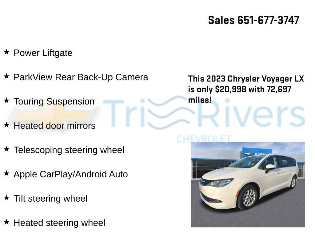 2023 Chrysler Voyager LX