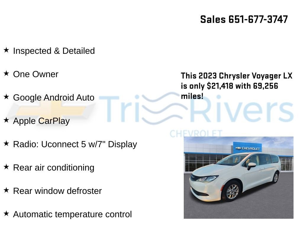 2023 Chrysler Voyager LX
