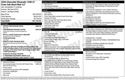 2026 Chevrolet Silverado 1500 LT