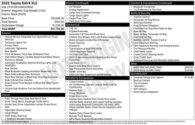 2022 Toyota RAV4 XLE