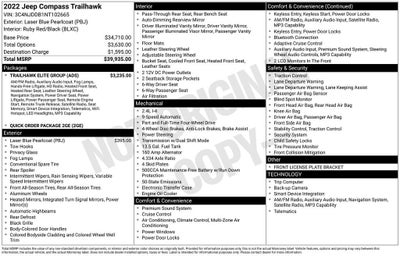 2022 Jeep Compass Trailhawk