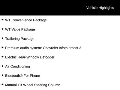 2026 Chevrolet Silverado 1500 WT