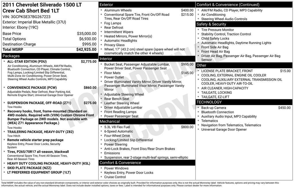 Used 2011 Chevrolet Silverado 1500 LT with VIN 3GCPKSE37BG267223 for sale in Hastings, Minnesota