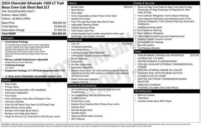 2024 Chevrolet Silverado 1500 LT Trail Boss