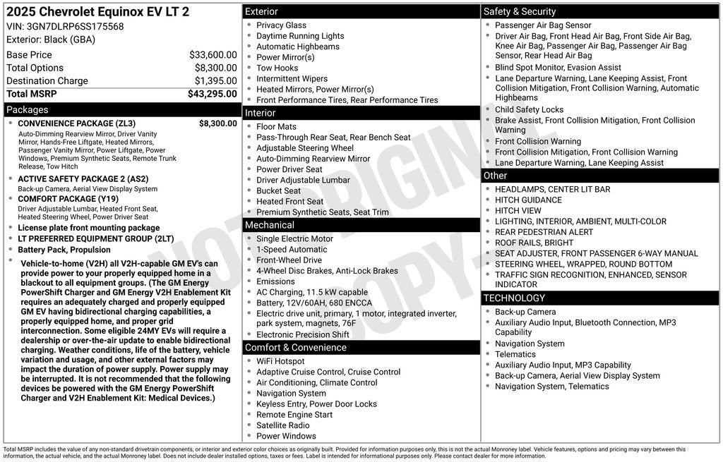 2025 Chevrolet Equinox EV LT