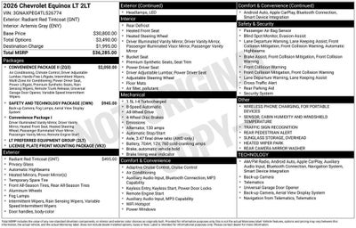 2026 Chevrolet Equinox LT
