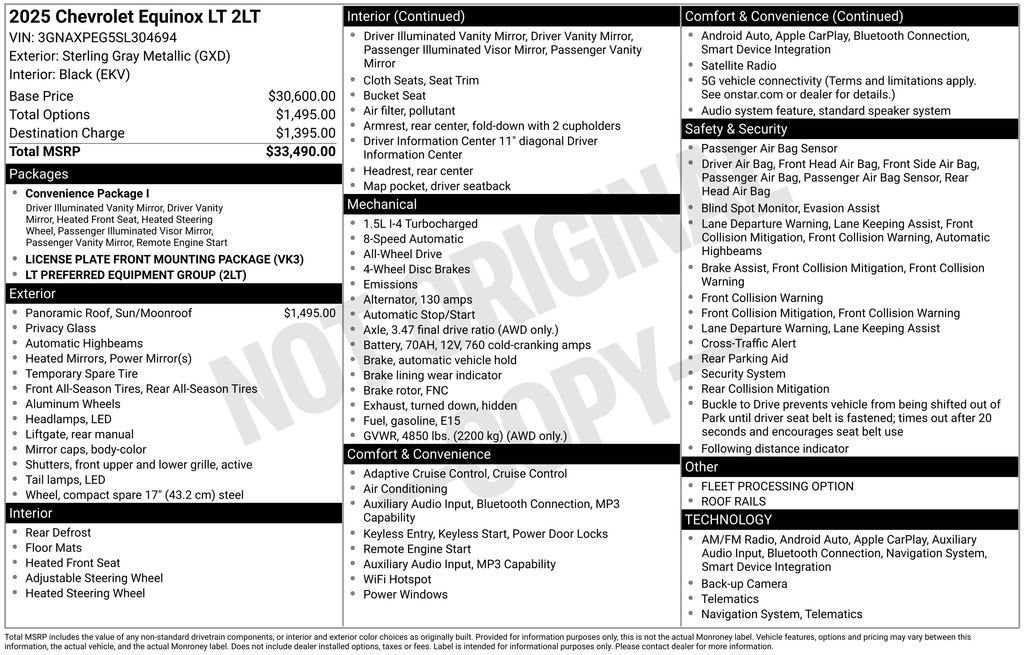 2025 Chevrolet Equinox LT