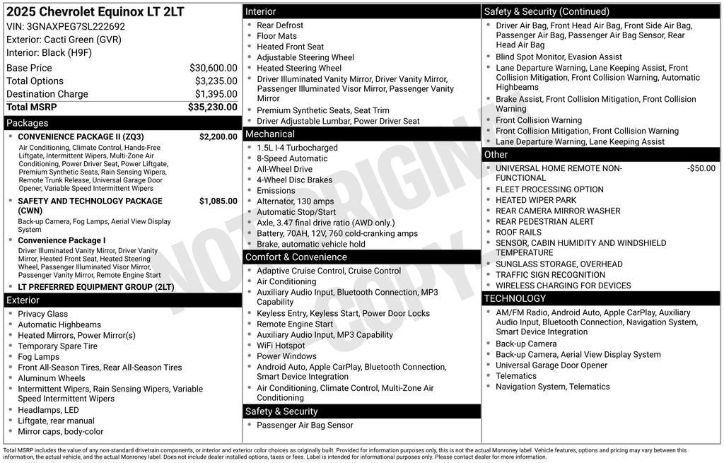2025 Chevrolet Equinox LT