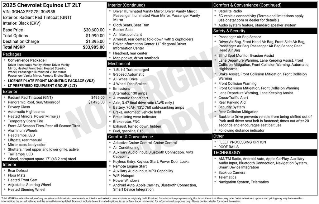2025 Chevrolet Equinox LT