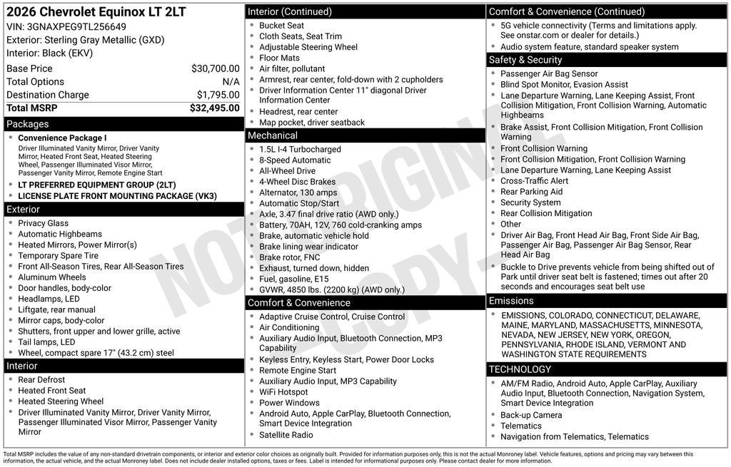 2026 Chevrolet Equinox LT