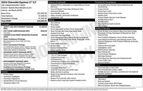 2024 Chevrolet Equinox LT