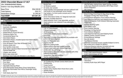 2022 Chevrolet Blazer 2LT