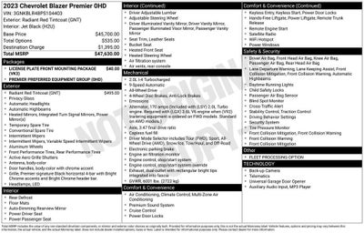 2023 Chevrolet Blazer Premier