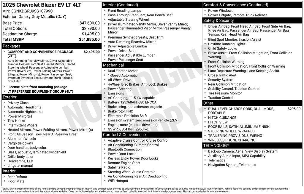 2025 Chevrolet Blazer EV LT