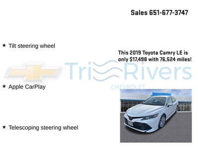 2019 Toyota Camry LE