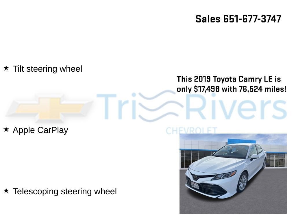 2019 Toyota Camry LE