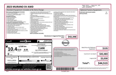 2023 Nissan Murano SV
