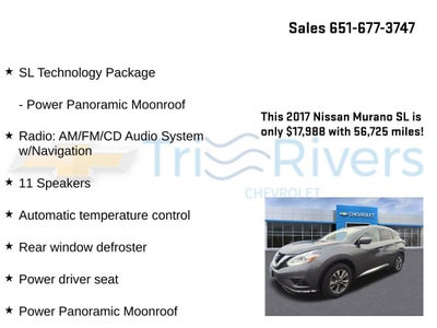 2017 Nissan Murano SL