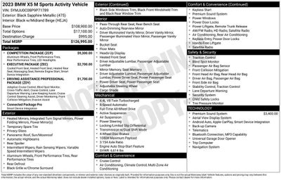 2023 BMW X5 M Sports Activity Vehicle