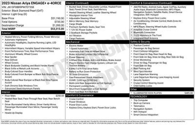 2023 Nissan ARIYA ENGAGE+