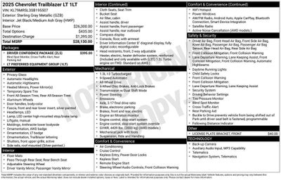 2025 Chevrolet Trailblazer LT