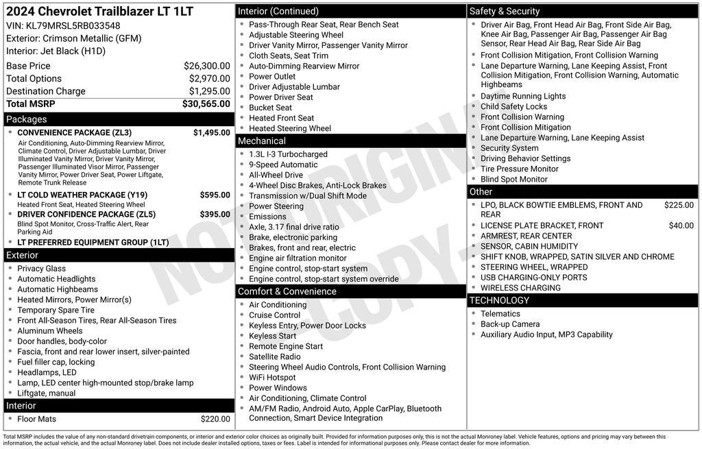 2024 Chevrolet Trailblazer LT