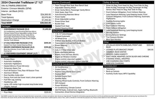 2024 Chevrolet Trailblazer LT