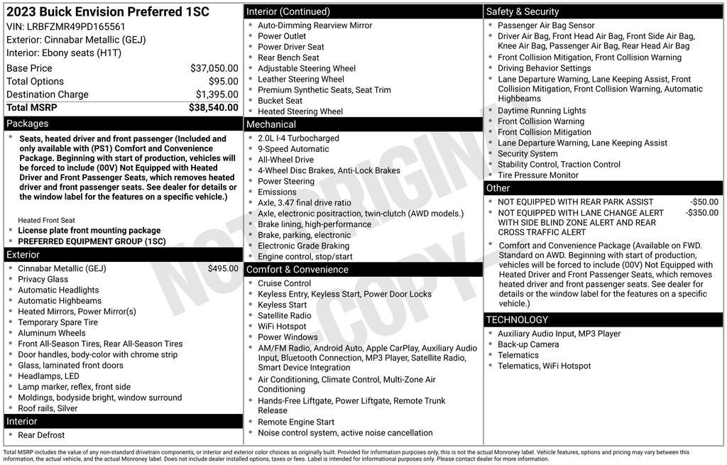 2023 Buick Envision Preferred