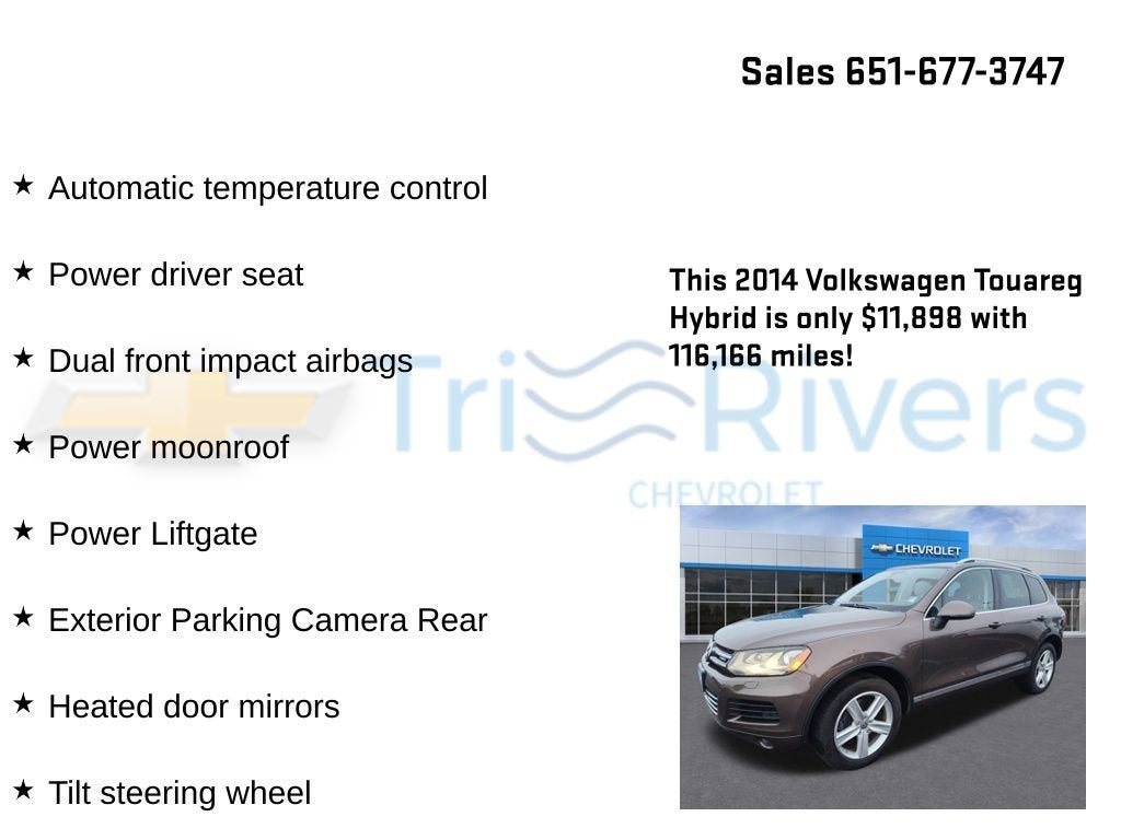 2014 Volkswagen Touareg 4dr Hybrid